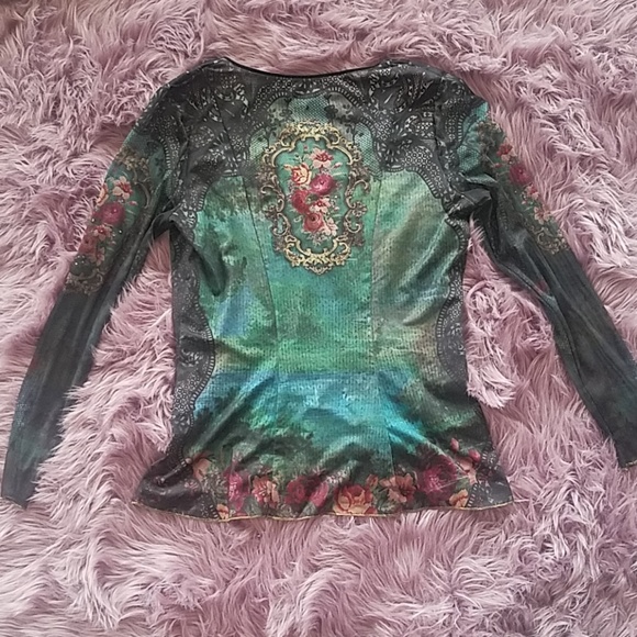 Michal Negrin Tops - 💎Enchanted Forest Blouse